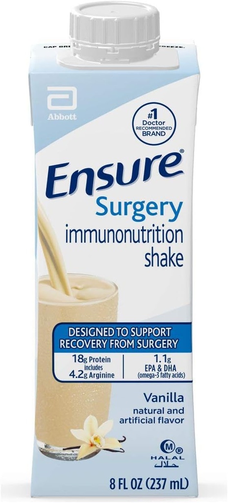 להבטיח ניתוח Immunonutrition Shake, Vanilla, 8 fl oz, 15 הרוזן