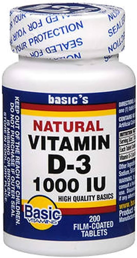 ויטמין D-3 1000 IU Film-Coated Tablet
