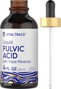 Carlyle Fulvic Acid Drops 4 oz | Ionic Trace מינרלים | נוזל | Vegetarian, non-GMO & Gluten Free | מאת Vital Trace