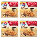 Atkins Vanilla Macadamia Nut Flavored Soft Baked Energy Bars, גבוה בחלבון, סוכר נמוך, גבוה סיבים גבוהים, חטיף חלבונים, 4 Packs (4 Bars כל אחד)