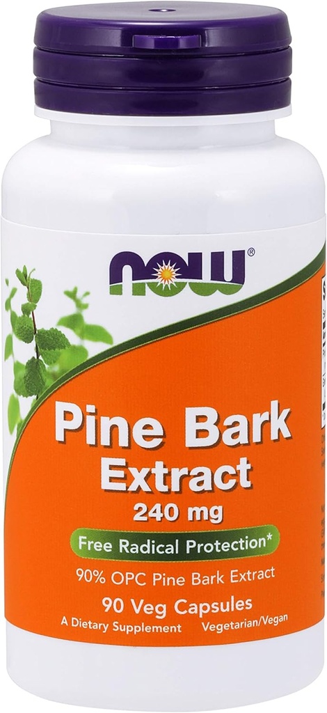 Now Foods Pine Bark לחלץ 240 מ"ג - 90 קפסולות Veg