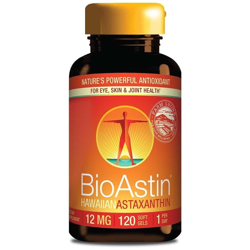 Nutrex הוואי ביוסטין הוואי Astaxanthin 12mg - 120 Count