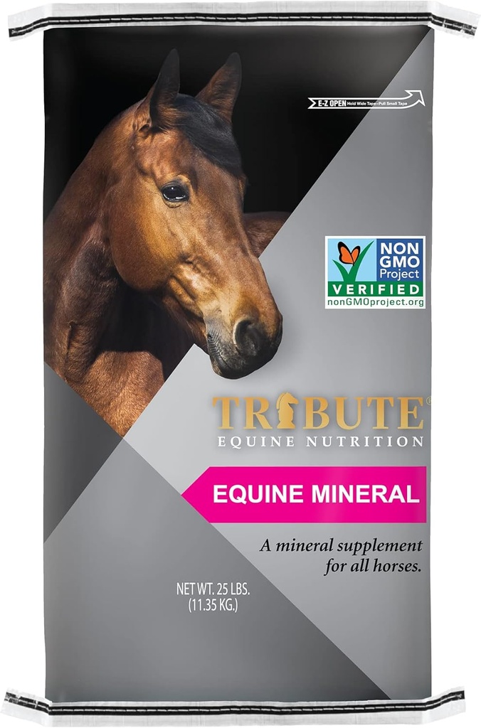 Non-GMO Equine 12-8 מינרלים תוספת, 25 lb
