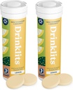 שתיית אלכוהול לימונים Immune Support Tablets (2) Tube Bundle | Daily Immunity - 0g Sugar - ויטמינים - אלקטרוליטים - תערובת צמחית | 20 משרתים - 10 טבליות לכל Tube