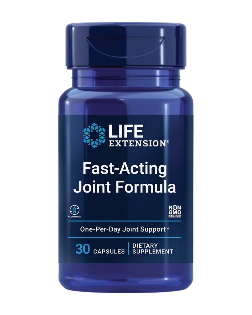 Life Extension-Acting Joint Formula, Keratin, Korean Angelica, hyaluronic Acid, Joint אי נוחות, non-GMO, Gluten-Free, 30 קפסולות