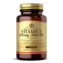 Solgar ויטמין E 670 מ"ג (1000 IU), 180 Softgels - Natural Antioxidant, Skin & Immune System Support - באופן טבעי מקור ויטמין E - Gluten Free, חלב חינם - 180 משרתי מים