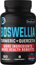Boswellia Serrata - מעורב Turmeric, Quercetin, Citrus, ג'ינג'ר, White Willow, Alphalfa - תמיכה קרטלאז', Immune & Body Health - 120 קפסולות
