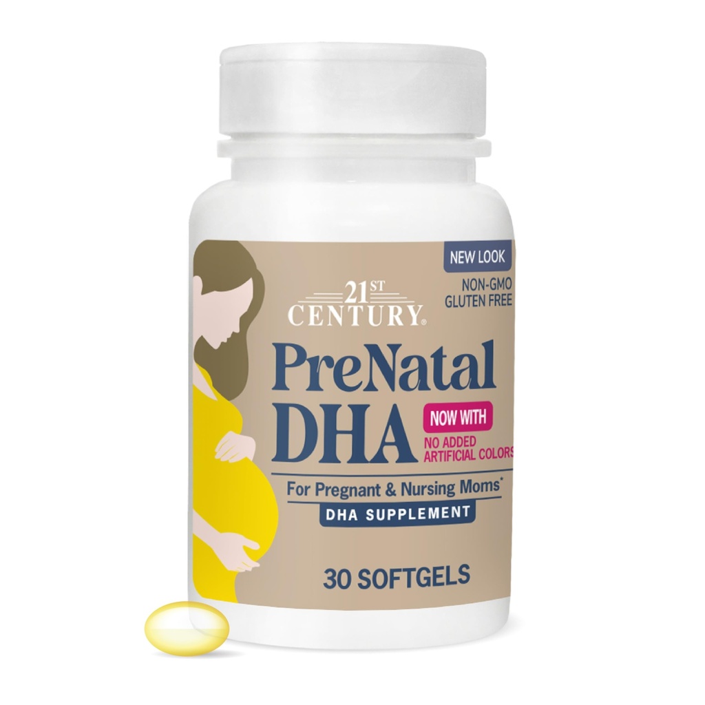 המאה ה-21 PreNatal DHA Softgels, 30 Count