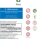 מזונות עבור Gut Lactobacillus Helveticus Probiotic אבקה 100 מיליארד cfu's | No Additives | Direct from היצרן | No Third-Party Storage | Immune Support | L. Helveticus | 30 גרמים (1.05 Oz)