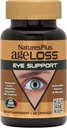 Natures Plus AgeLos Eye Support - 60 קפסולות - עם Lutein, Astaxanthin & Zeaxanthin - Vegetarian, Gluten Free - 30 משרתים