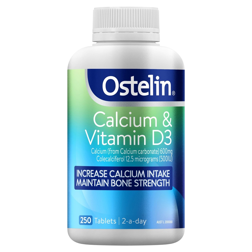 ויטמין D Plus Calcium x 250 טבליות