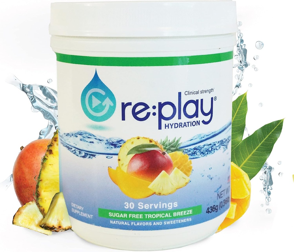 Re: Play hydrotion Recovery אבקת משקה, Sugar Free Tropical Breeze