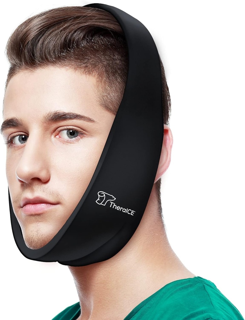 TheraICE Soft Wisdom Dental Recovery Ice Pack Face Wrap בדיקה אחרונה ב-3 ביולי 2015. Jaw Chin Tusillectomy ראש הפנים Jaw Bra מתעתק גל. No Hard הכנס-1