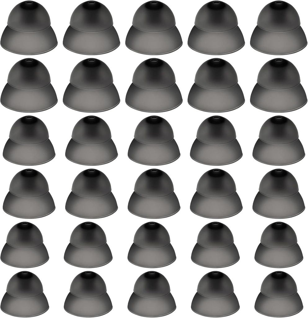 30 Pcs Dome Hearing Aide Hearing Aid Domes Hear Aid Power Medium Power Small Close אוזניים טיפים להאזנה ישירה לכוח גדול לשמיעת אביזרים (Black)