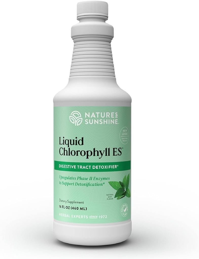 נוזל השמש של הטבע Chlorophyll תוספת כוח - תמיכה חסינות, Detox & ניקויse, Chlorophyll נוזל טיפות עם שמן Spearmint, אנרגיה טבעית Boost, עמוק Deodorant - 16 Fl Oz Oz
