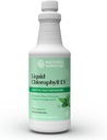 נוזל השמש של הטבע Chlorophyll תוספת כוח - תמיכה חסינות, Detox & ניקויse, Chlorophyll נוזל טיפות עם שמן Spearmint, אנרגיה טבעית Boost, עמוק Deodorant - 16 Fl Oz Oz