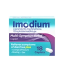 Imodium Multi-Symptom Relief Caplets, Loperamide hydrochloride & Simethicone Anti-Disarrheal Medicine for the Relief of Diarrhea, Gas, Bloating, Cramps & Stress, HSA/FSA Eligible, 18 ctheal Medicine for the Relief of Diarrhea