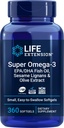 Life Extension Super אומגה 3 360 Softgels, Easy to Swallow, EPA / DHA אומגה3 שמן דגים, Sesame Lignans & אוליב