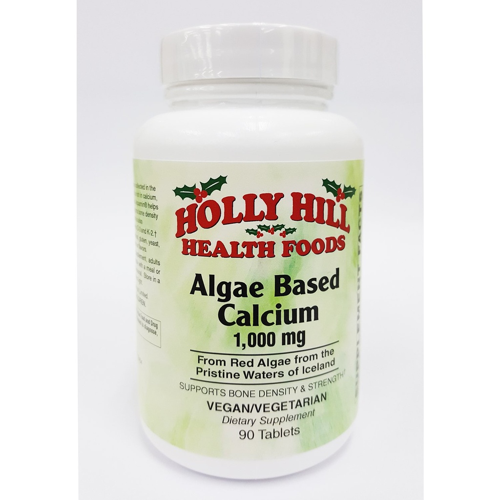 הולי היל מזונות Algae Based Calcium 1000 מ"ג, 90 טבליות