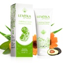 קרם אקסמה טבעי, Itch הקלה עבור Atopic dermatitis, Soothing & Intensively Moisturizing, יבש סדקים העור Balm, Anti Itch Ointment, 10X אורגני aloe vera, ceramides, LEMYKA, 2OZ