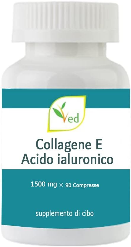 Ultra Pure Collagen 1200mg & 300mg של Hyaluronic Acid 90 טבליות. 1500 מ"ג ל Tablet
