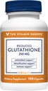 ויטמין Shoppe מופחת Glutathione Antioxidant - 250 MG (100 קפסולות)
