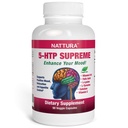 Nattura 5HTP העליון - עבור חיובי Mood, הירגעות ו Appetite Control - עם 5-HTP, L-Tyrosine, L-Lysine, ויטמין B6, Folate (Folic Acid), ויטמין C (Ascorbic Acid), Calcium - 90 קפסולות