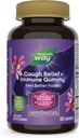 דרכו של הטבע Sambucus Cough Relief+, Immune Gummy, Feel Better Faster, Clinically Proven South African Geranium Root Extract, with Elderberry Extract, ויטמין C & Zinc, 60 חניכיים (Packaging May Vary)