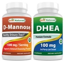 הטבע הטוב ביותר D-Mannose 1500mg & DHEA 100 מ"ג