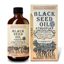 Black Seed Oil 8 oz - Cold Pressed אתיופיה Black Cumin Nigella Sativa, 3X Thymoquinone, 100% נוזל טהור אורגני בבקבוק זכוכית - תמיכה Immune, שיער ובריאות העור