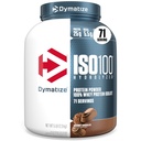 Dimatize אבקת חלבון ISO100 Whey חלבון Isolate, שוקולד Gourmet, 25 גרם של חלבון, 5 פאונד, 5.5g BCAAs, פחות מ 120 Cal, Gluten Free, 1g שומן, 1g סוכר, 2g Carb (71 משרתים)