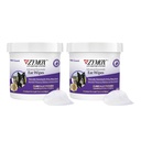 Zymox Advanced Enzymatic Ear Wipes for Dogs and Cats - for Dirty, Waxy, Smelly Ears - Premium Strength Ear Cleaner Wipes - Non-Irritating - Hypoallergenic (100 Count-Pack of 2)