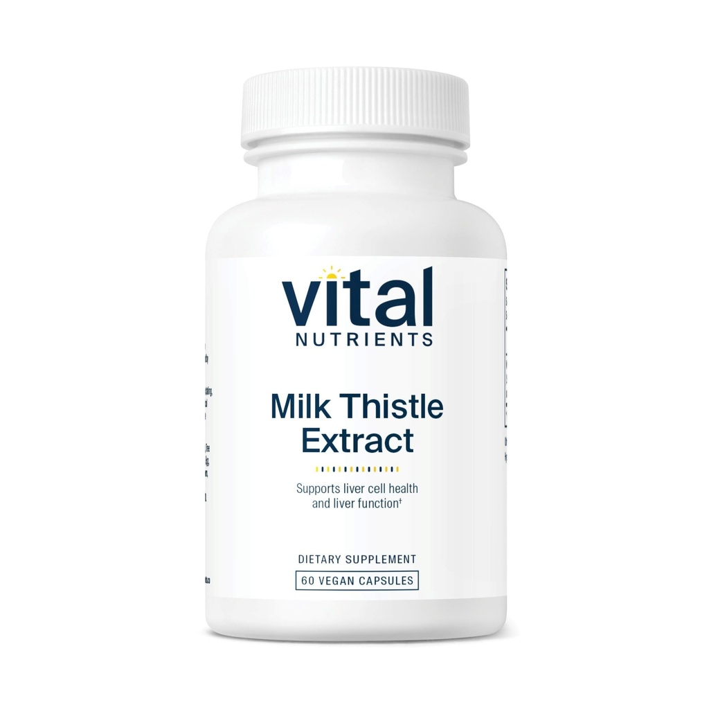 Vital Foodsents Milk Thistle לחלץ 250 מ"ג | תוספת של חלב טבעוני תוספת עבור Liver Function & Detox | תמיכה אנטי-חמצן לייצור Glutathione