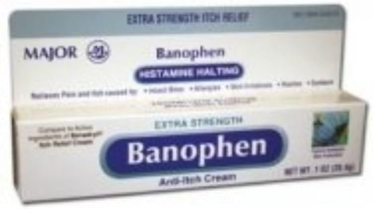 Itch Relief Banophen 2% / 0.1% Cream 30 גרם
