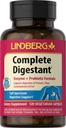 Lindberg Complete Digestant Multi-Enzyme Formula with Pancreatin ו Betain Hydrochloride, 120 קפסולות