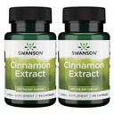 Swanson Cinnamon Extract (250 מ"ג, 90 קפסולות) (2 Pack)