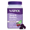 Natrol Sleep & Recovery Magnesium Glycinate בלעת חניכיים, Magnesium for Sleep Aids for Adults, Melatonin-Free, Cherry Flavored, 30 יום אספקה