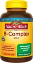 Nature Made Super B Complex עם ויטמין C ו- Folic Acid, תוספת תזונתית לתמיכה בחיסון, 250 טבליות, 250 יום אספקה