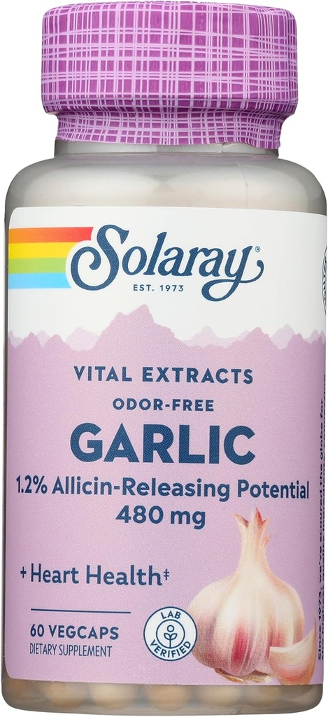 תוסף SOLA Garlic, 500 מ"ג | 60 Count