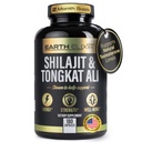 Earth Elixir Shilajit 1000mg & Tongkat Ali 400 מ"ג (180 קפסולות) עשוי בארה"ב-Shilajit תוסף (20% Fulvic Acid) Shilajit Pure ההימלאיה האורגנית וטונגקאט עלי עבור גברים יותרפוט מאשר שילג'יט Resint Resinint Resininintin