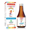 בריאות הטוב ביותר Kidbest Appetite Booster לילדים 3-13 Yrs עם L-Lysine & B ויטמינים סירופ, עוזר עלייה במשקל בריא, Pineapple Flavor, מגביר את הרעב, Appetite Stimulant, 200 מ"ל