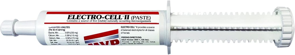 Electro-Cell II Electrolyte Paste for Horses -5-Pack (10 מנות)