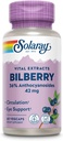 SOLAרי בילברי ברי הוציא 42 מ"ג, תמיכה ב- Eye Health & Circulation, עם 36% Anthocyanosides, טבעוני, 60 VegCaps