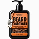 המונחים: Leave in Conditioner & Softener with Biotin Aloe Vera & Collagen - Moisturizing Cream for Coarse יבש שיער - Beard and Skin Conditioner - Sandalwood Scent Care for Black Men
