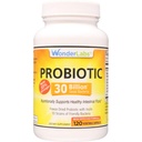 Wonder Laboratories Probiotic 30 מיליארד Bacteria (8 Lactobacillus Strains ו 2 Bifido חיידקינס), תמיכה תזונתית מערכת העיכול, 120 קפסולות