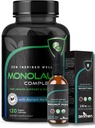 Zenmen Immune Support Bundle: ירוק שחור אגוזי מונוקלור קפסולות