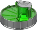 חלבון XL Scoop ותוסף Funnel המצורף עבור אבקות טרום ופוסט עבודה, BPA חינם, Spill Proof Dispenser, Universally Fits Most Product Containers, Electric Lime, Reload Pro Pro Pro