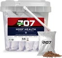 פורמולה 707 Hoof Health Equine תוסף, Daily Fresh Packs, 56 יום אספקה - ביוטין, Amino Acids ומינרלים כדי לשפר ולתמוך בסוס בריא Hooves