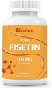 תוספי Fisetin, 100mg של bioactive Flavonoid טבעי, Genuine 98% טהור, תמיכה Aging, non-GMO, Gluten-Free, 60 קפסולות, 60 משרתים