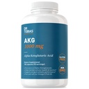 Dr. Tobias AKG תוסף 1000 מ"ג עבור המשרת, Bioavailable אלפא Ketoglutaric Acid, תומך אנרגיה סלולרית ו Nitric Oxide Flow, טבעוני, Gluten-Free, non-GMO, 180 קפסולות, 90 משרתות, 90 לשרתים, 90 לשרתים